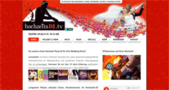 Desktop Screenshot of hochzeitsdj.tv