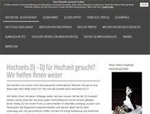 Tablet Screenshot of hochzeitsdj.org